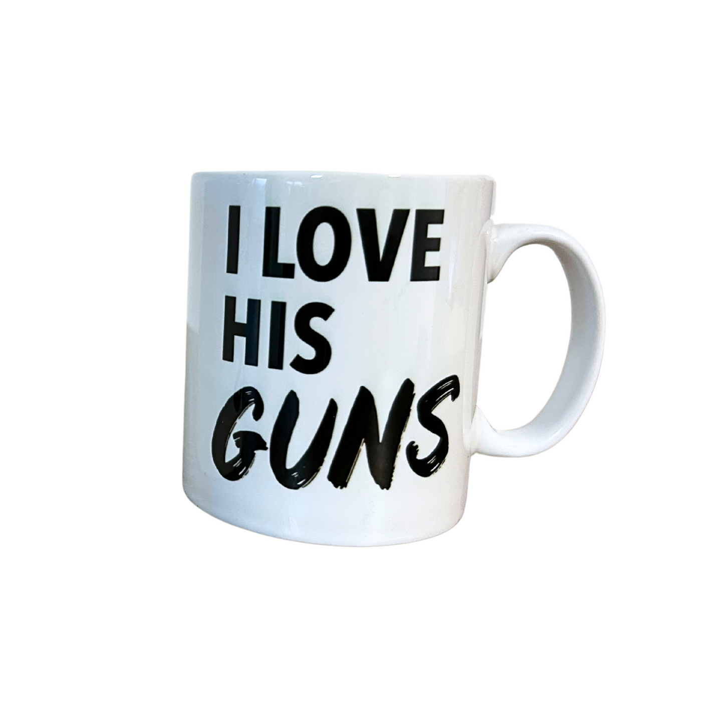 I Love Her Buns/I Love His Guns - Mug Set