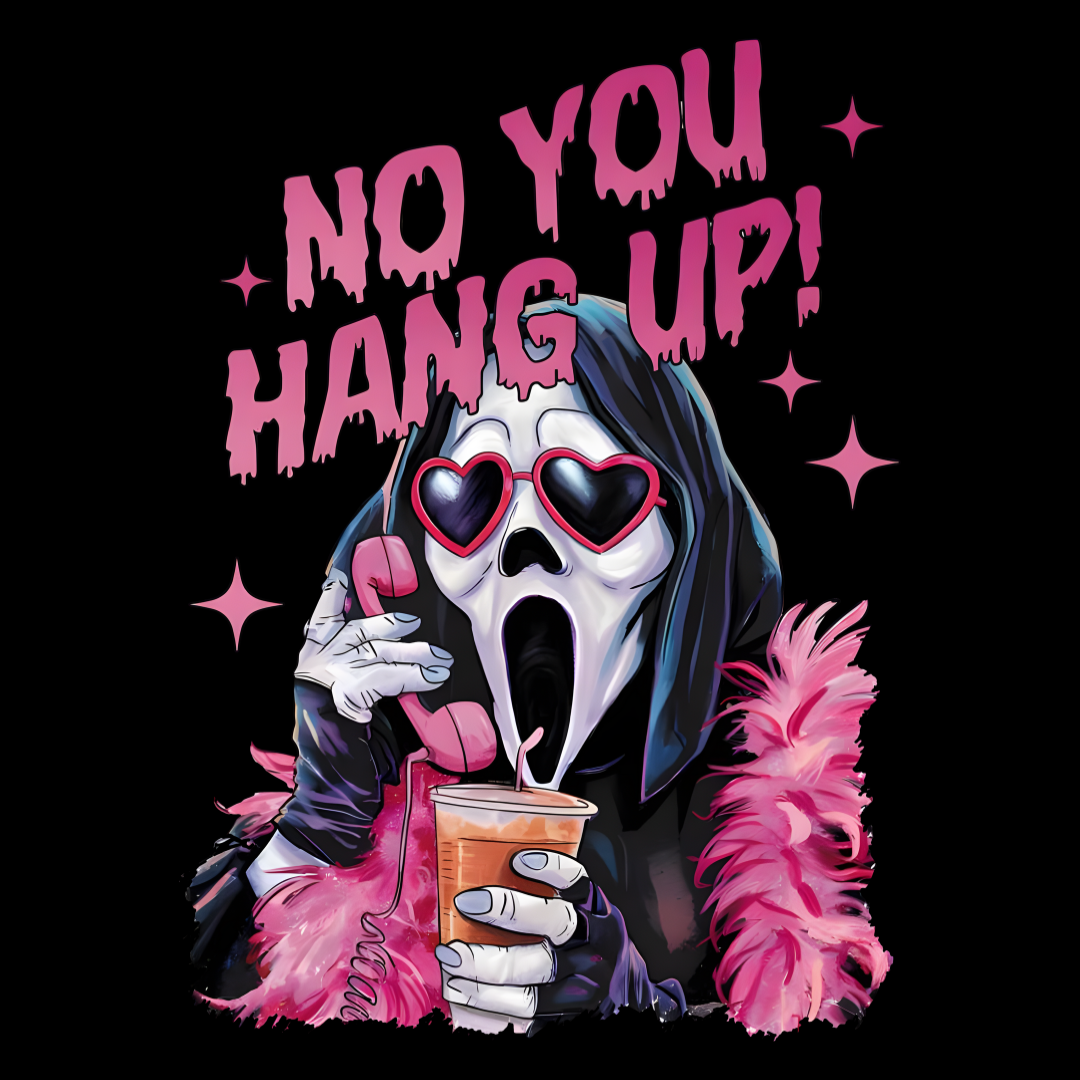 No You Hang Up - Black T-Shirt