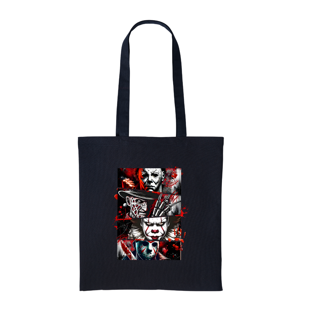 Killers Collage - Black Cotton Shopper