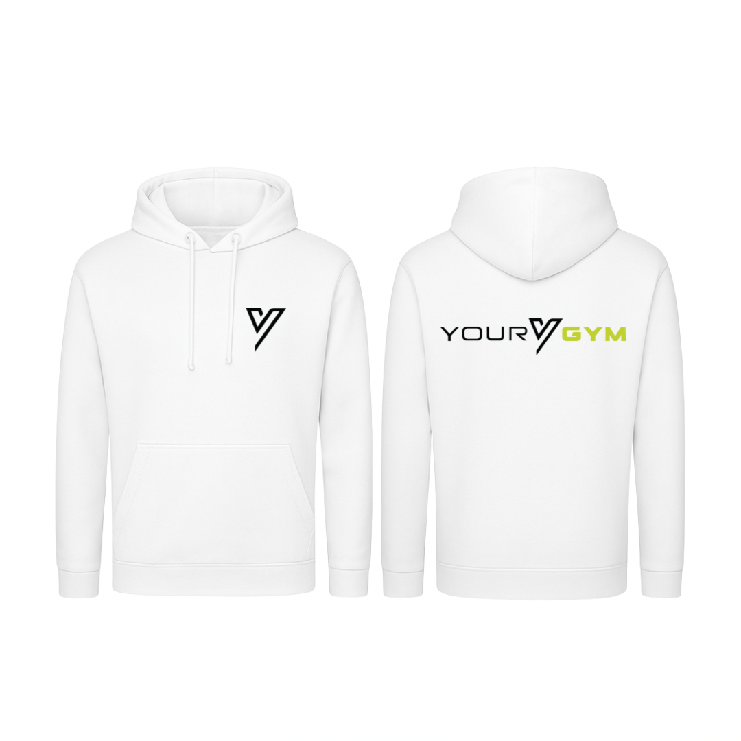 YourGym Men’s Hoodie - White