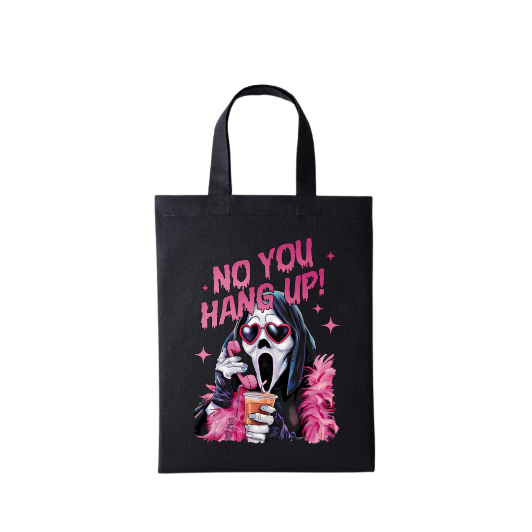 No You Hang Up - Black Mini Bag