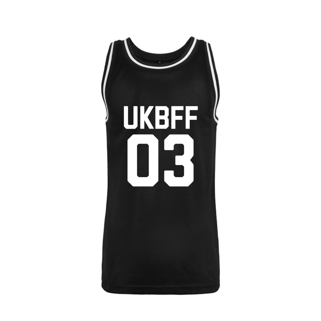 UKBFF 03 Mesh Tank Top - Black