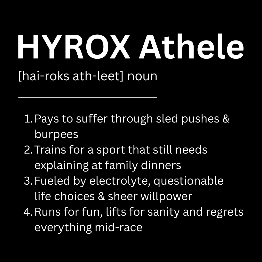 Hyrox Athlete - Black Mini Bag