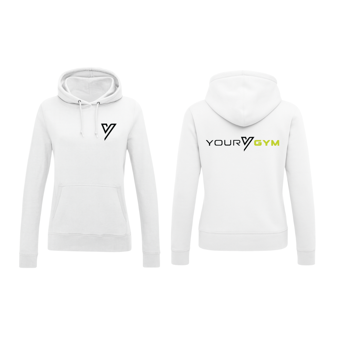 YourGym Women’s Hoodie - White