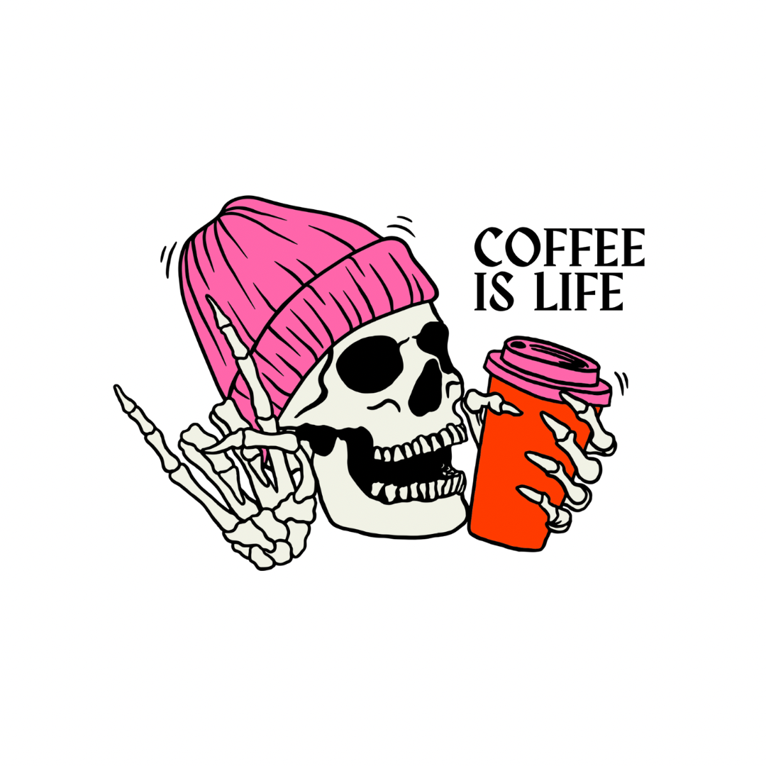 Coffee is Life - White T-Shirt