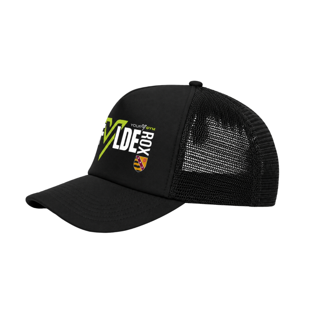 Fylde Rox Trucker SnapBack - Black/Black