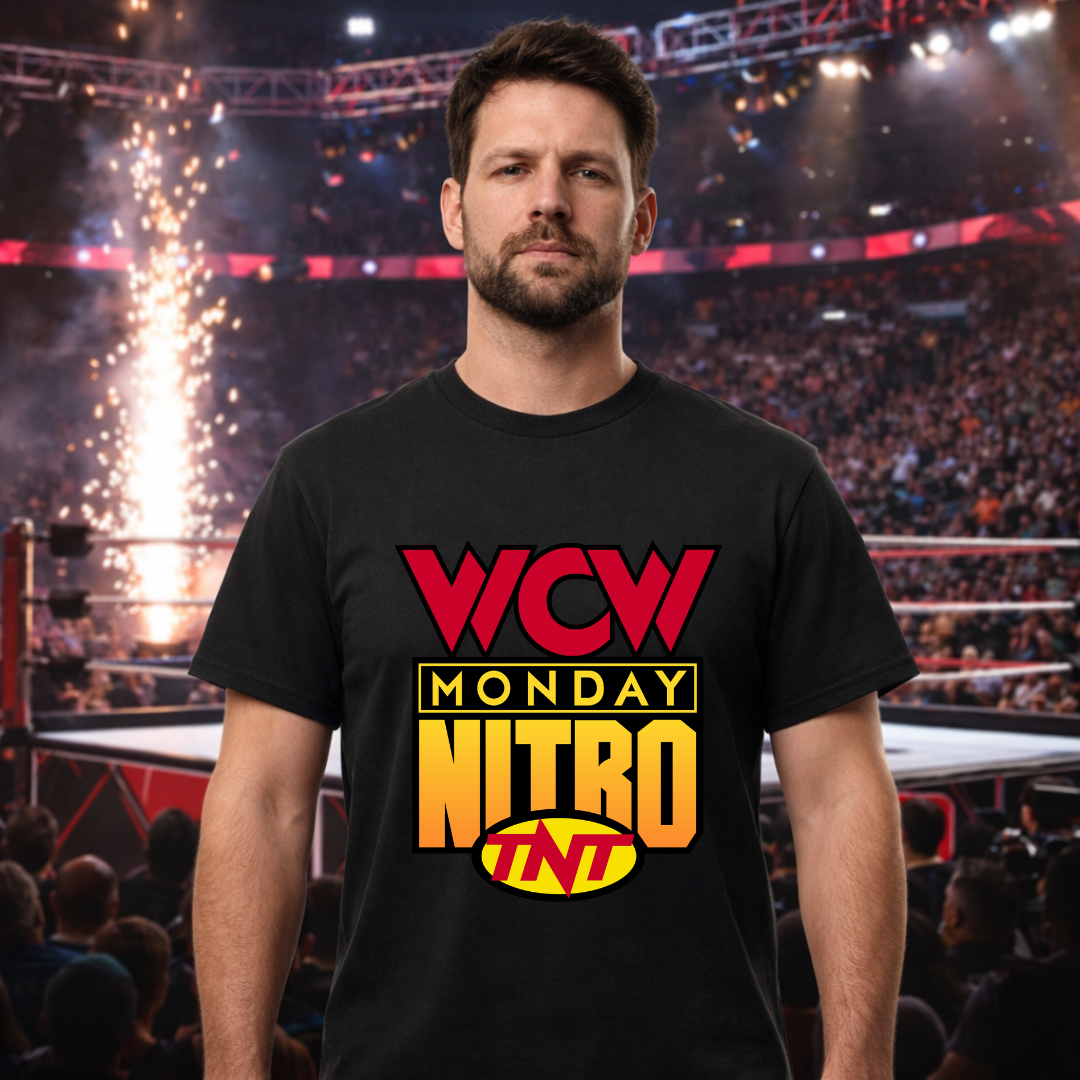 WCW Monday Nitro - Black T-Shirt