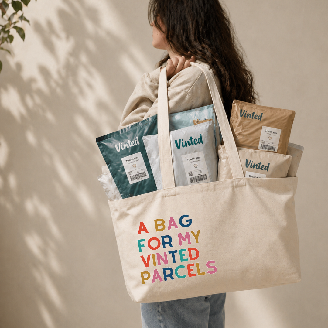 A Bag For My Vinted Parcels - Luxe Tote Bag