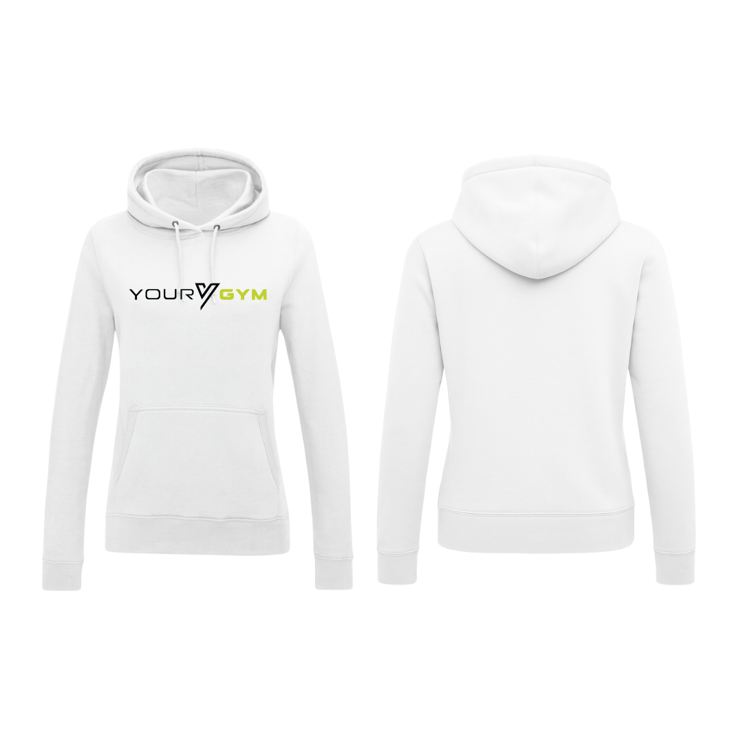 YourGym Logo Women’s Hoodie - White