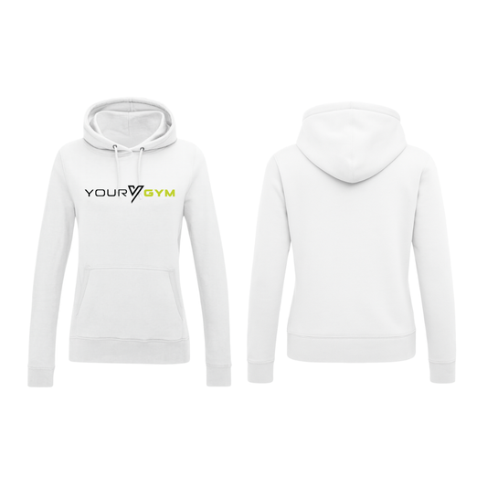 YourGym Logo Women’s Hoodie - White