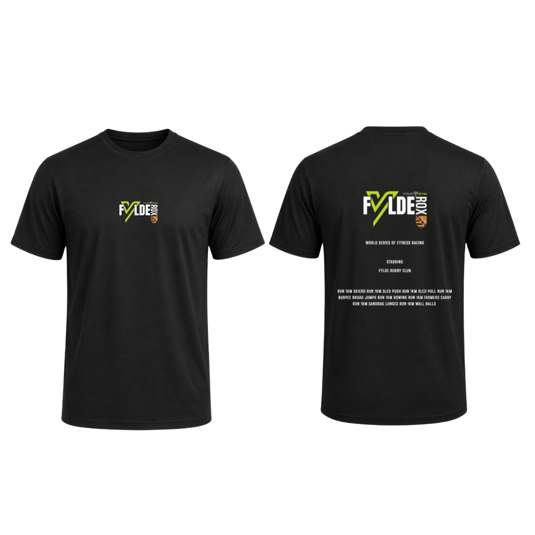 Fylde Rox Men’s Cool T-Shirt - Black