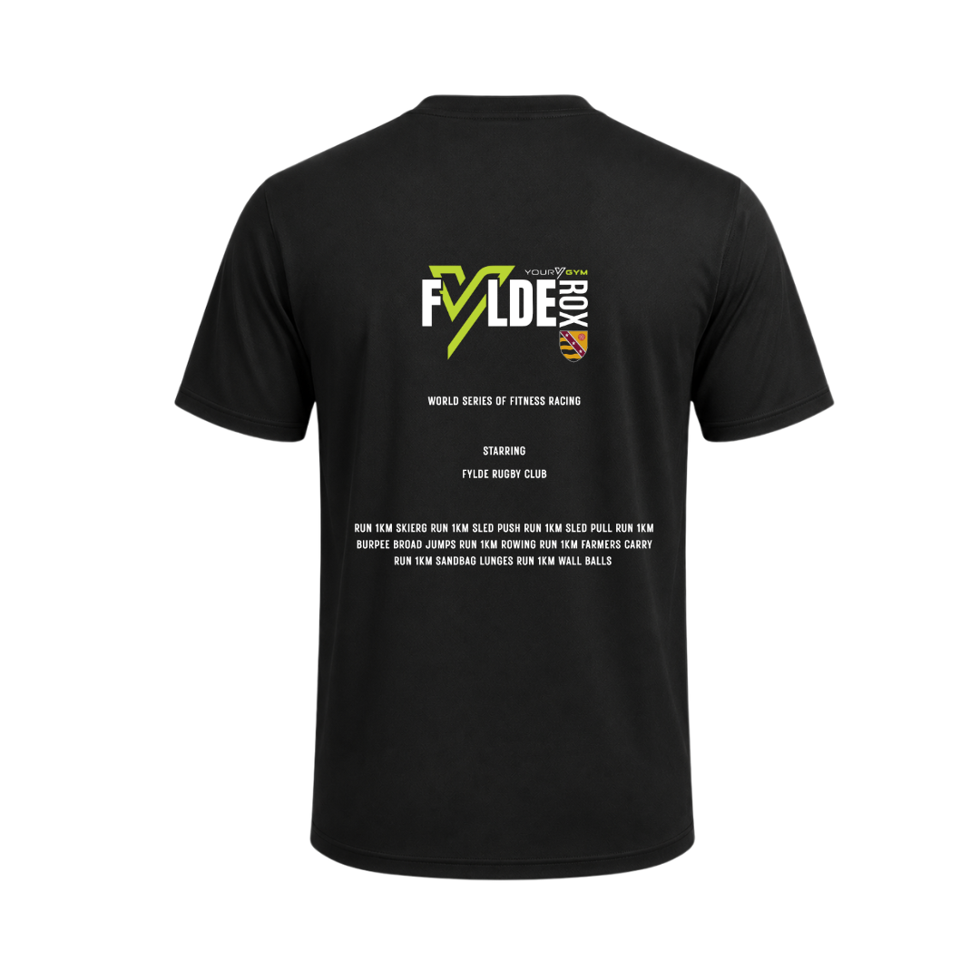 Fylde Rox Men’s Cool T-Shirt - Black