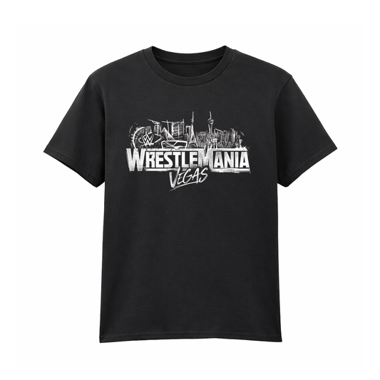 Wrestlemania Vegas - Black T-Shirt