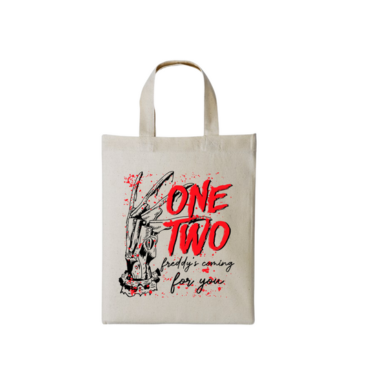 One Two Freddy’s Coming - Natural Mini Bag