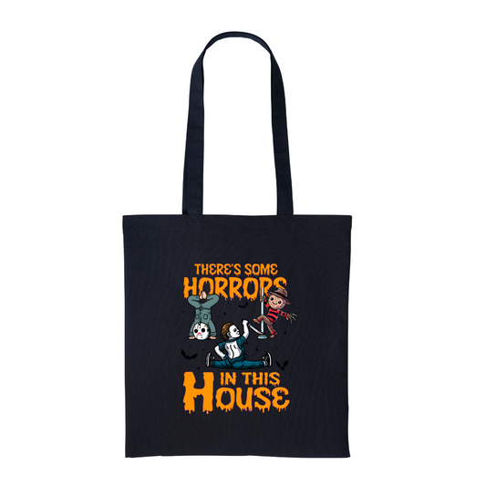 There’s Some Horrors In This House - Black Cotton Shopper
