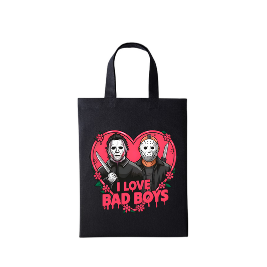 I Love Bad Boys V3 - Black Mini Bag