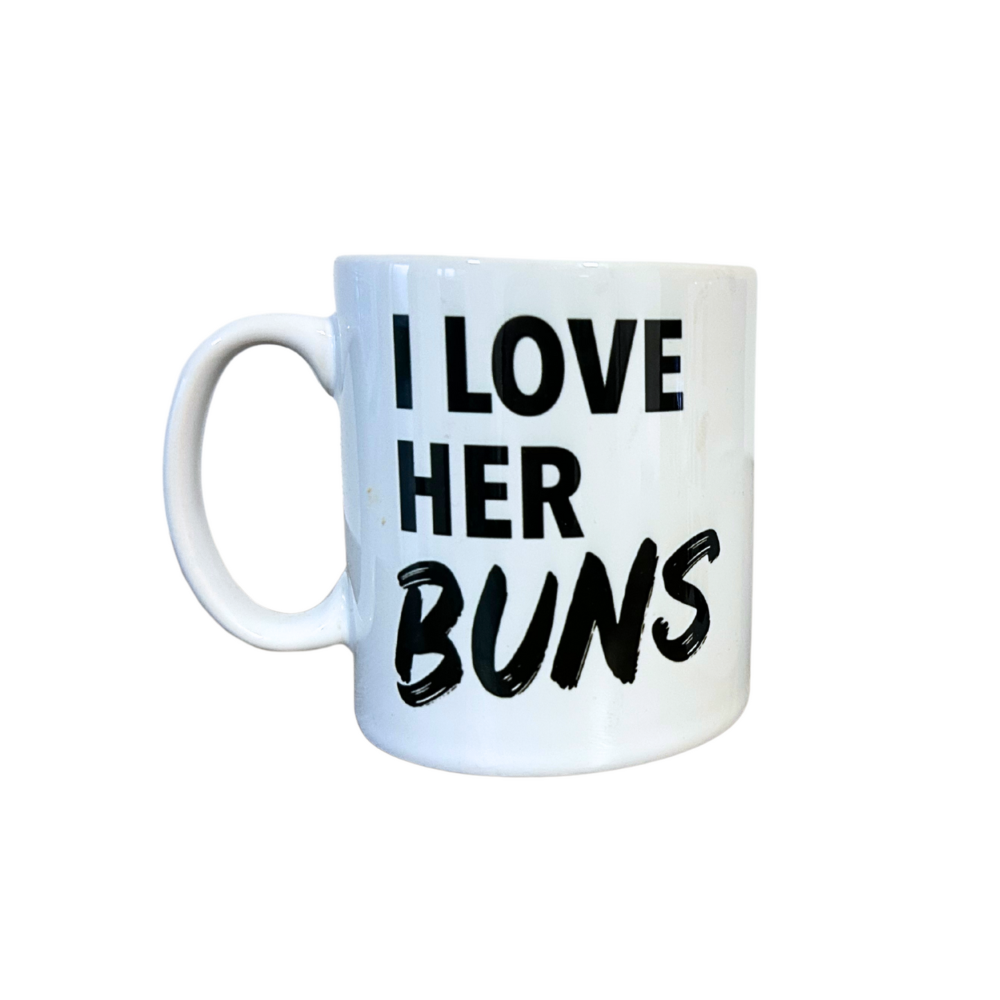 I Love Her Buns/I Love His Guns - Mug Set
