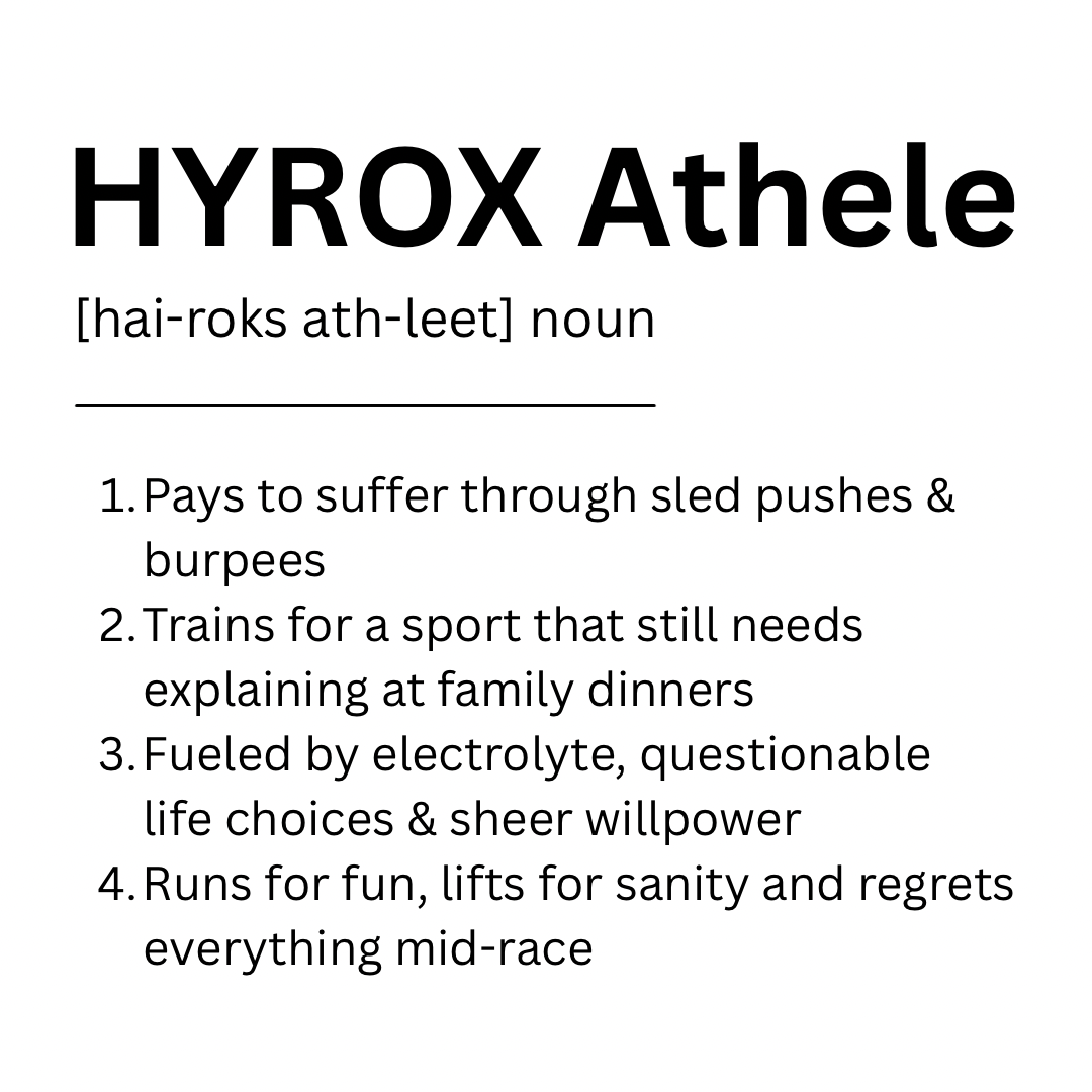 Hyrox Athlete - White Mini Tote Bag