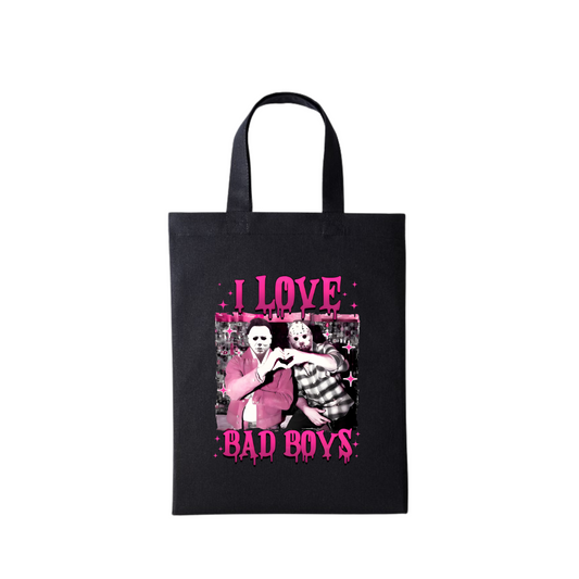 I Love Bad Boys V1 - Black Mini Bag