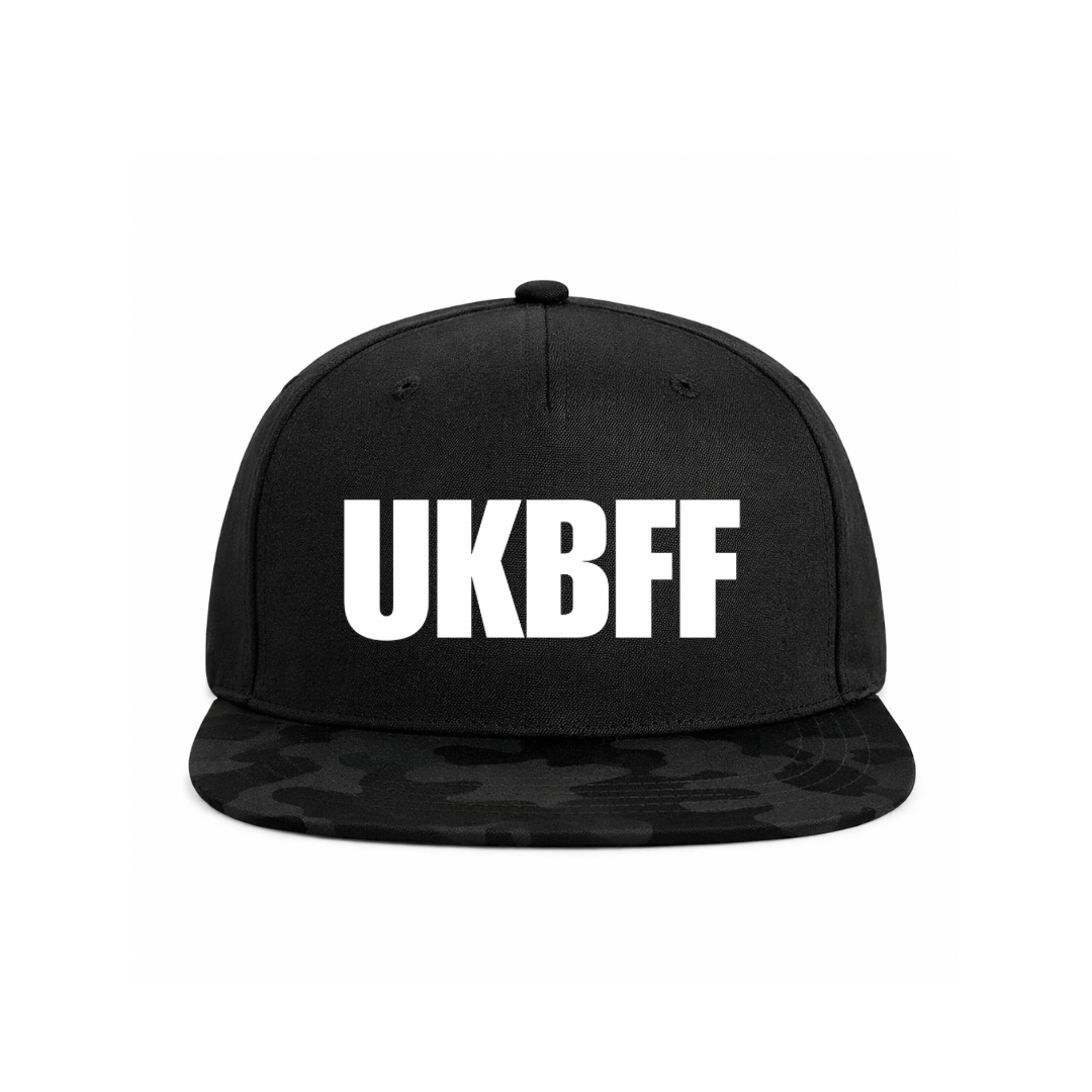 UKBFF Black/Midnight Camo Snapback