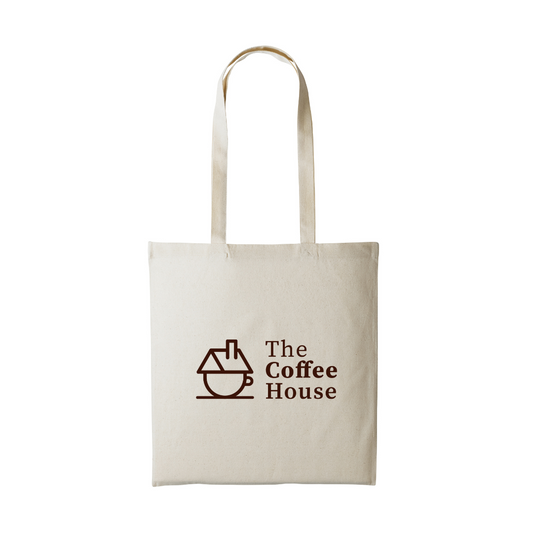 The Coffee House - Natural Cotton Shopper