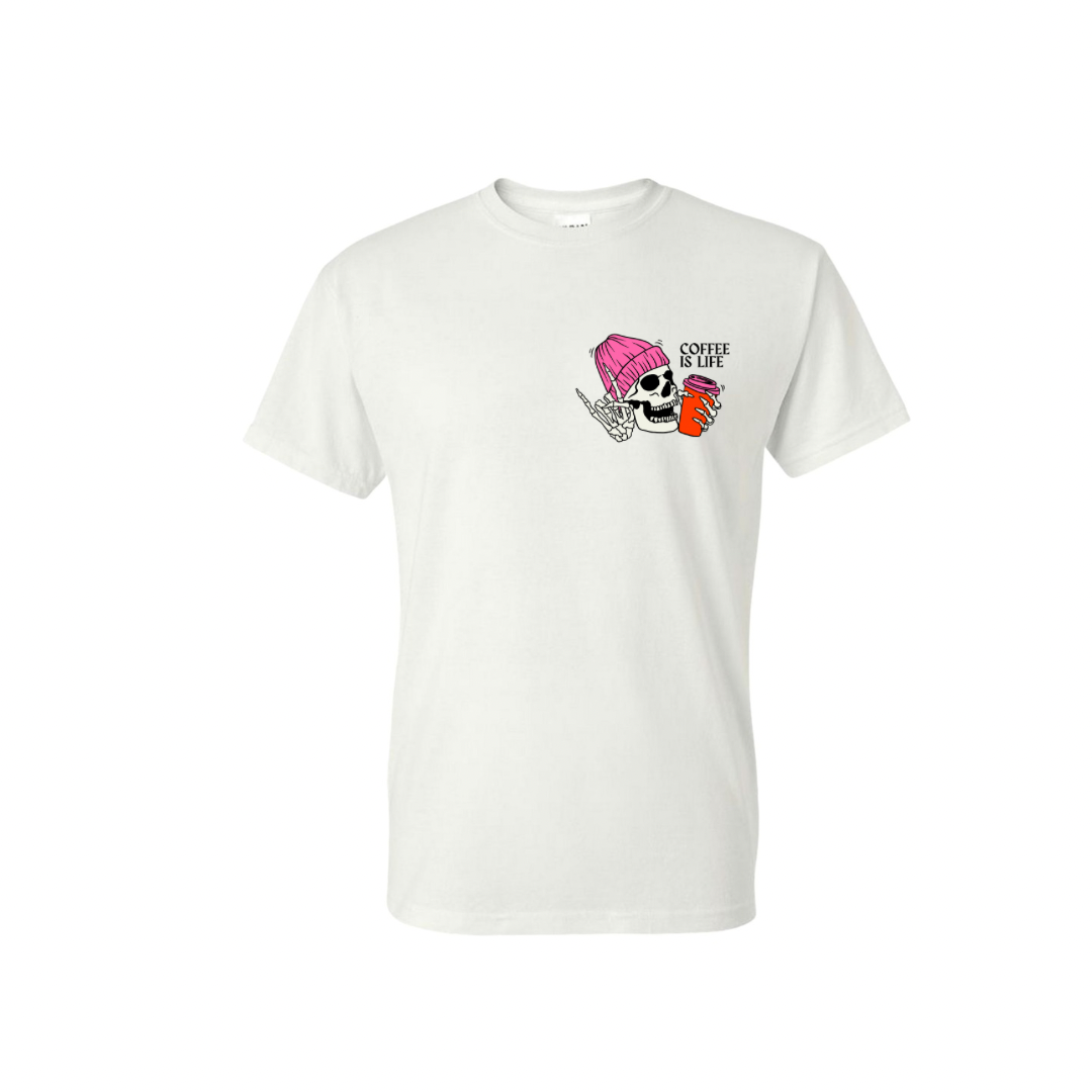 Coffee is Life - White T-Shirt