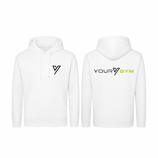 YourGym Men’s Hoodie - White