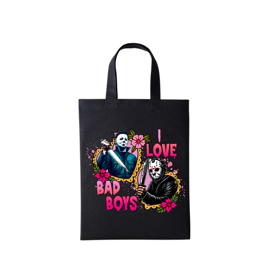 I Love Bad Boys V2 - Black Mini Bag