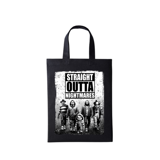 Straight Outta Nightmares - Black Mini Bag