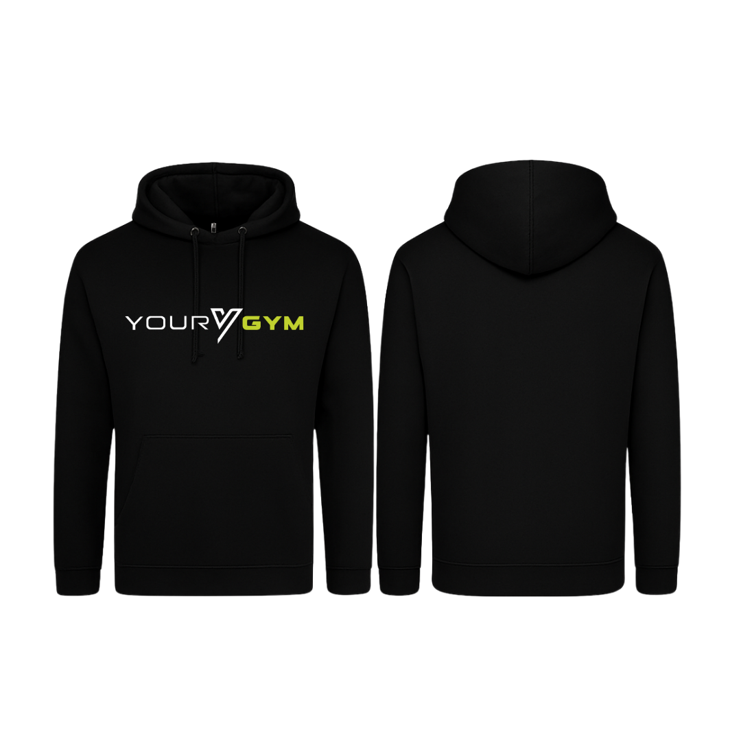 YourGym Logo Men’s Hoodie - Black