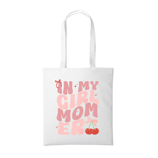 In My Girl Mom Era - White Cotton Shopper