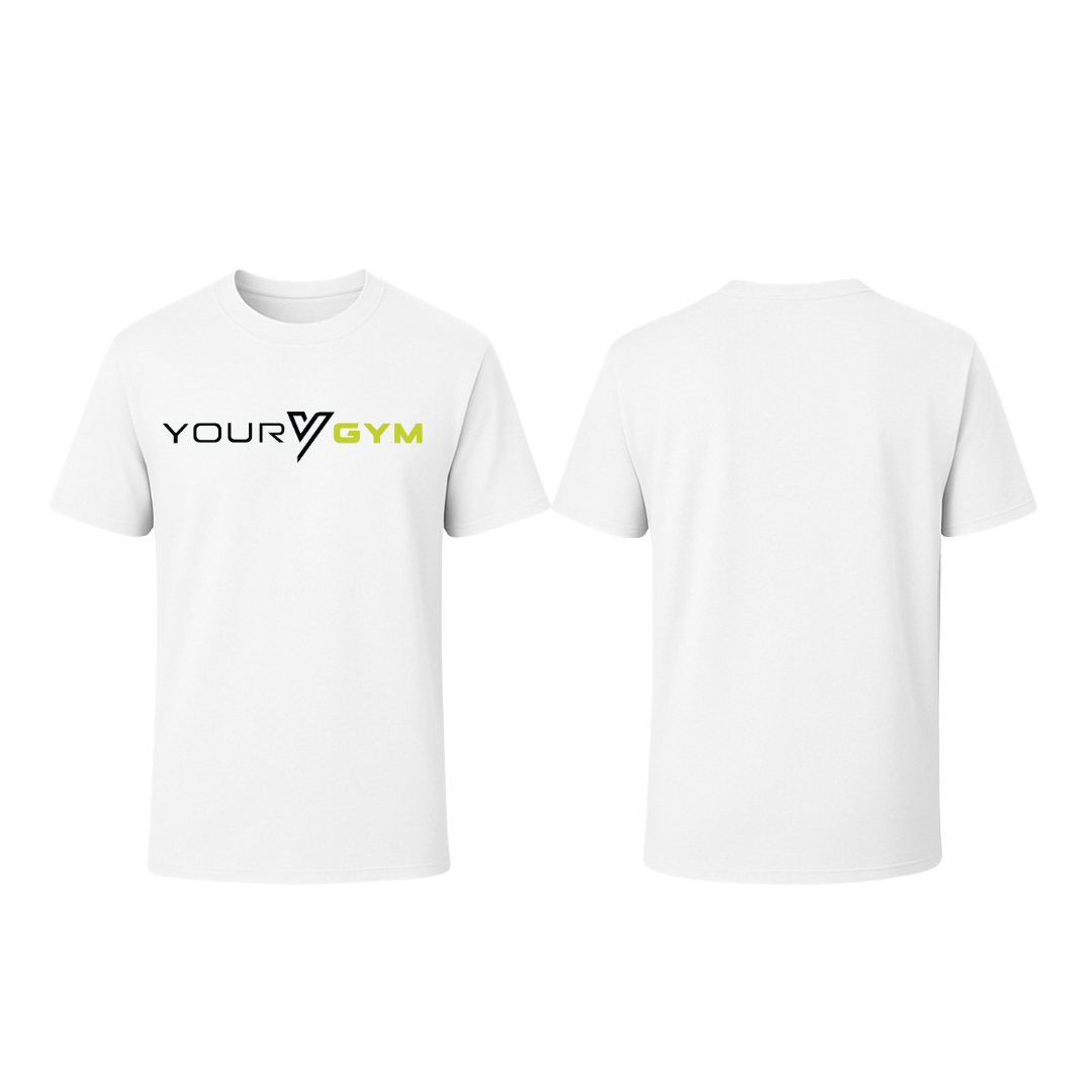 YourGym Logo Men’s Cool T-Shirt - White