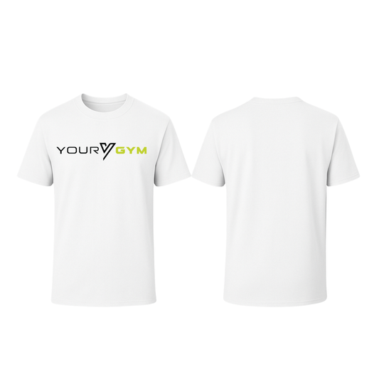 YourGym Logo Men’s Cool T-Shirt - White