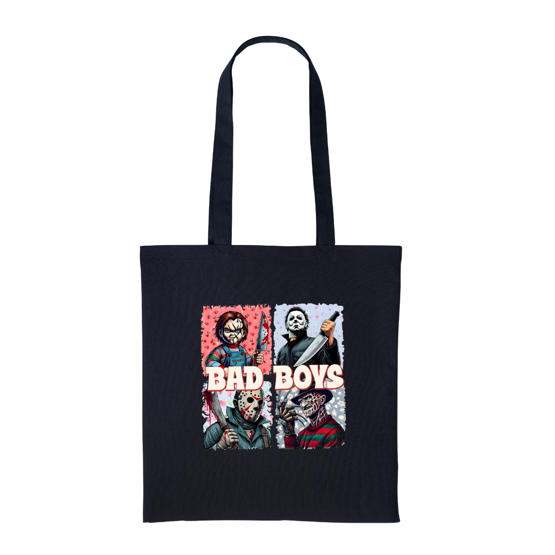 Bad Boys - Black Cotton Shopper