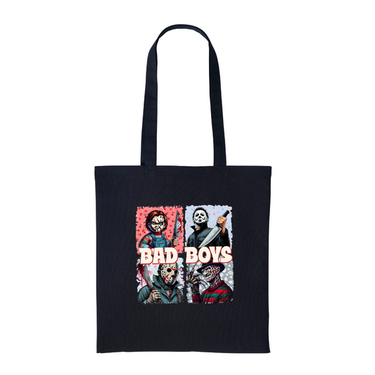 Bad Boys - Black Cotton Shopper