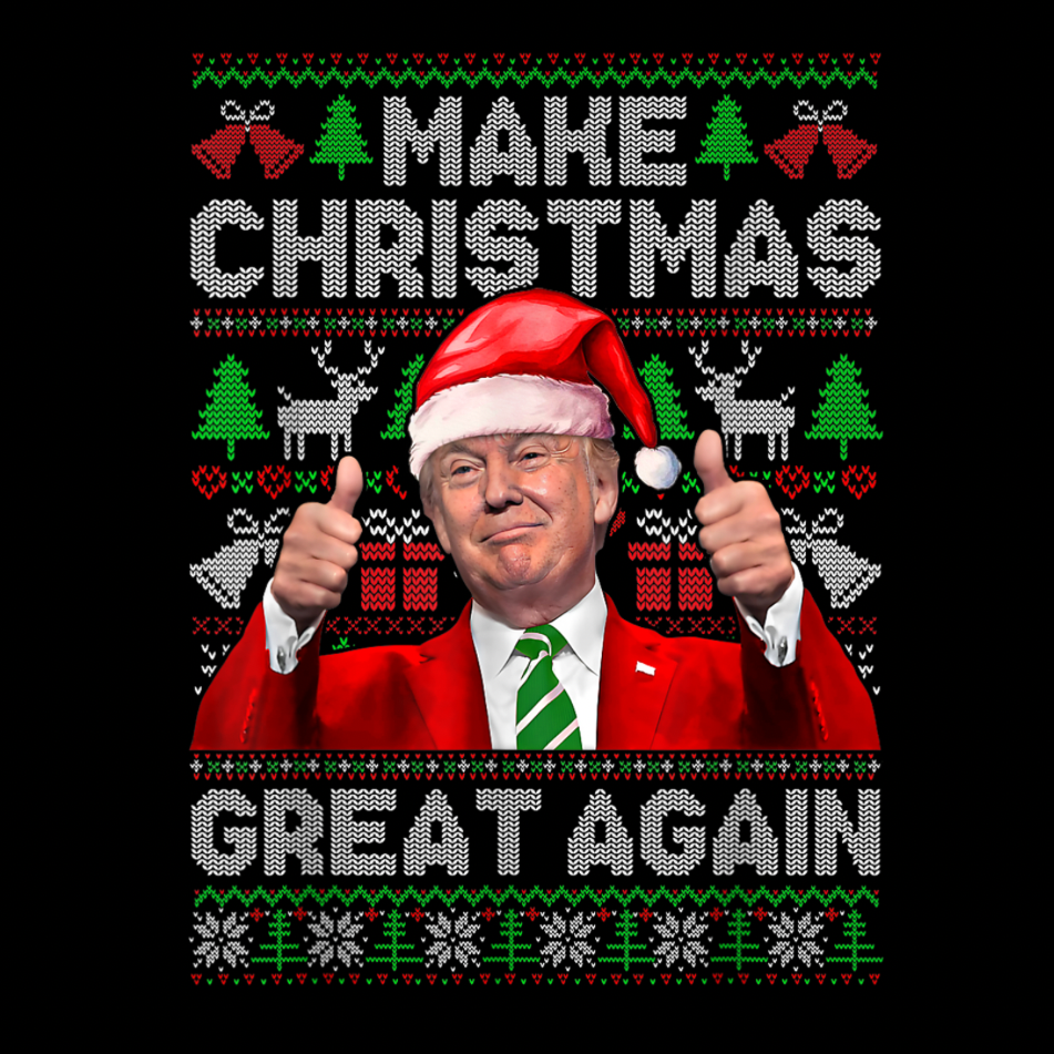 Make Christmas Great Again - Black T-Shirt