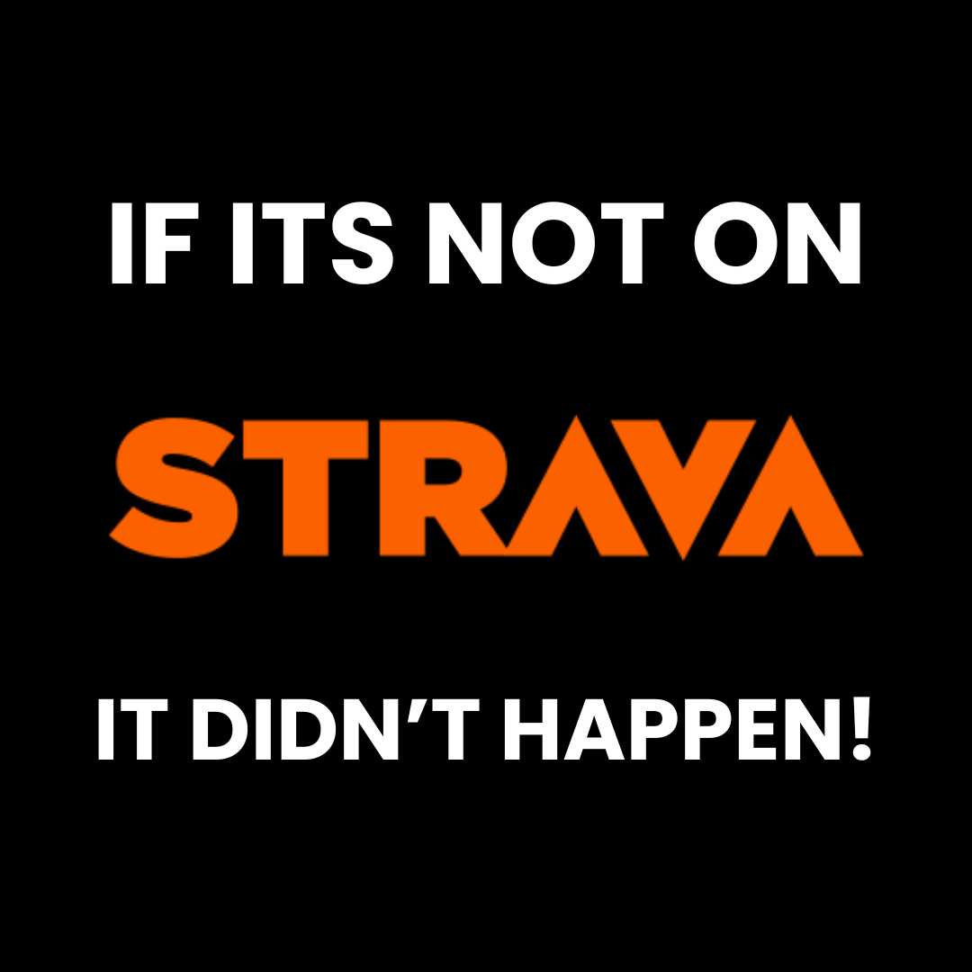 If Its Not On Strava It Didn’t Happen - Black Mini Tote Bag