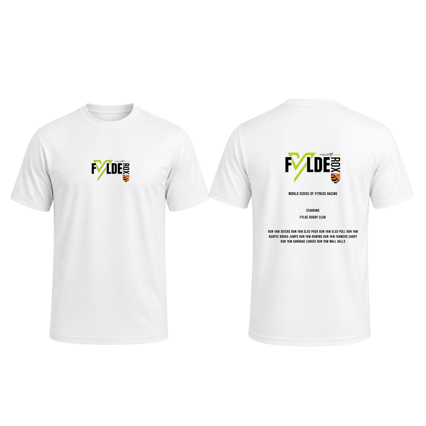 Fylde Rox Cool T-Shirt - White