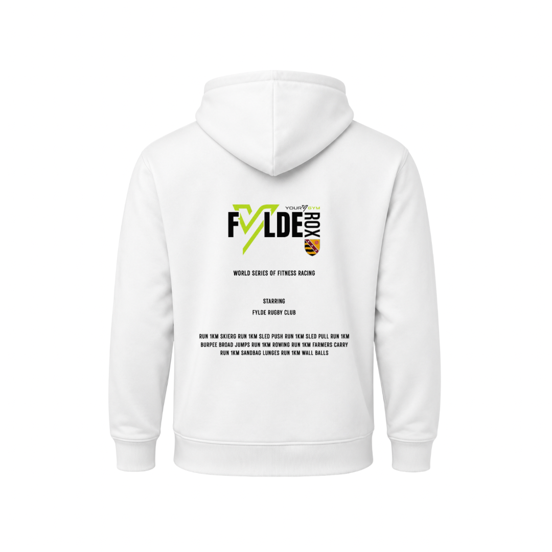 Fylde Rox Hoodie - White