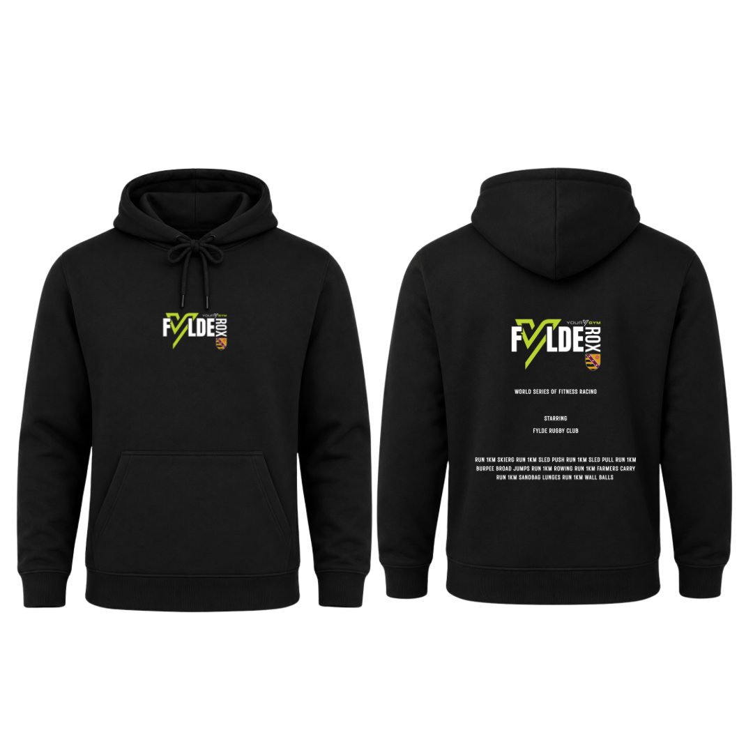Fylde Rox Hoodie - Black