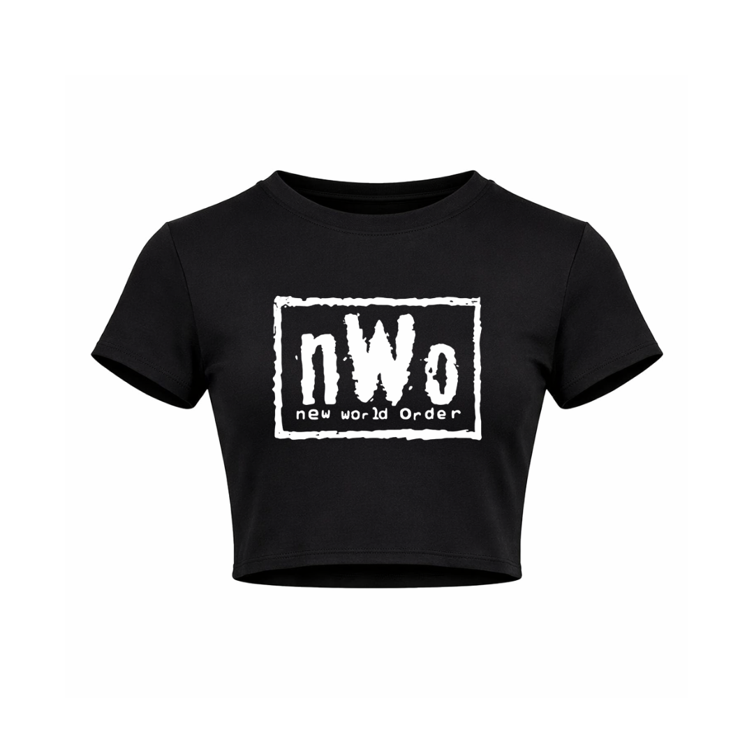 NWO - Women’s Cropped Black T-Shirt