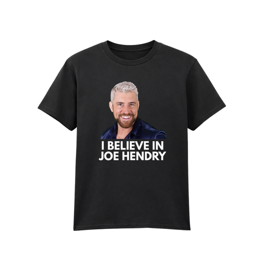 I Believe In Joe Hendry - Kids Black T-Shirt