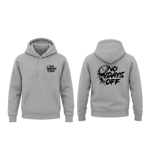 No Days Off - Light Grey Hoodie