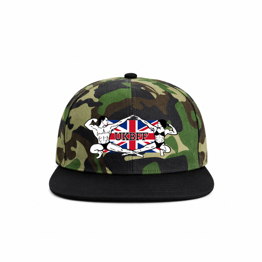 UKBFF Logo Camo/Black Snapback