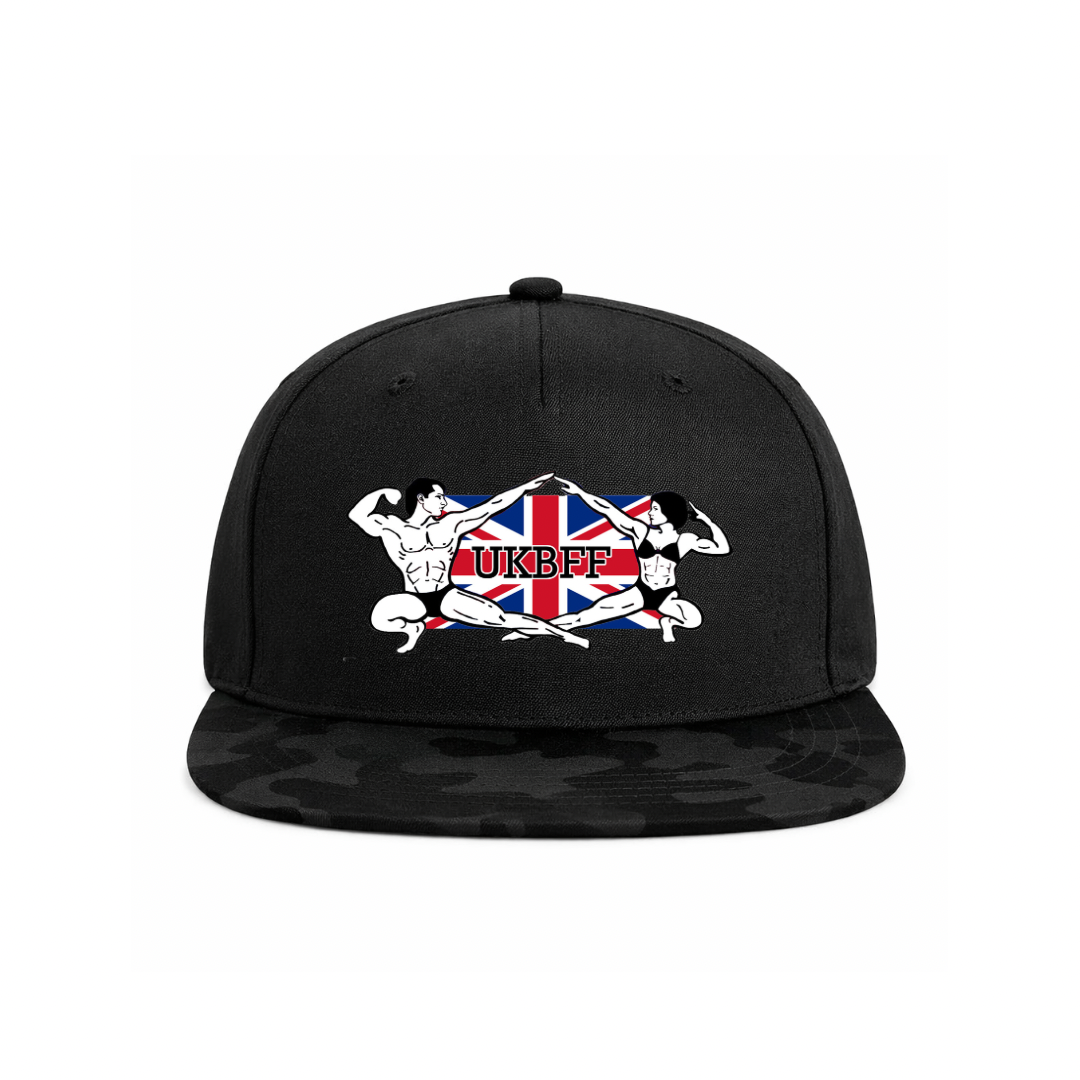 UKBFF Logo Black/Midnight Camo Snapback