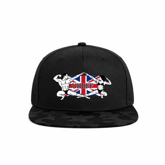 UKBFF Logo Black/Midnight Camo Snapback