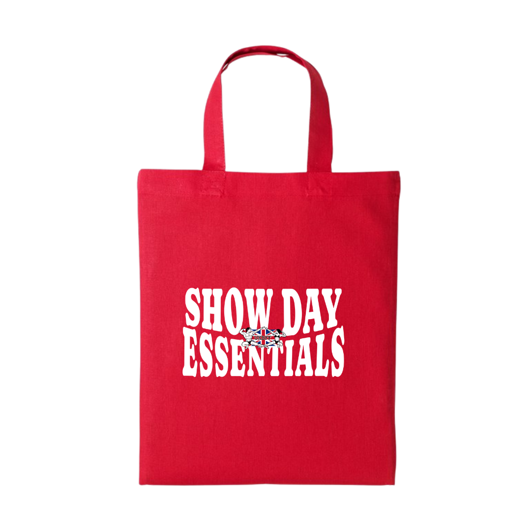 UKBFF Show Day Essentials - Mini Tote Bag/Red