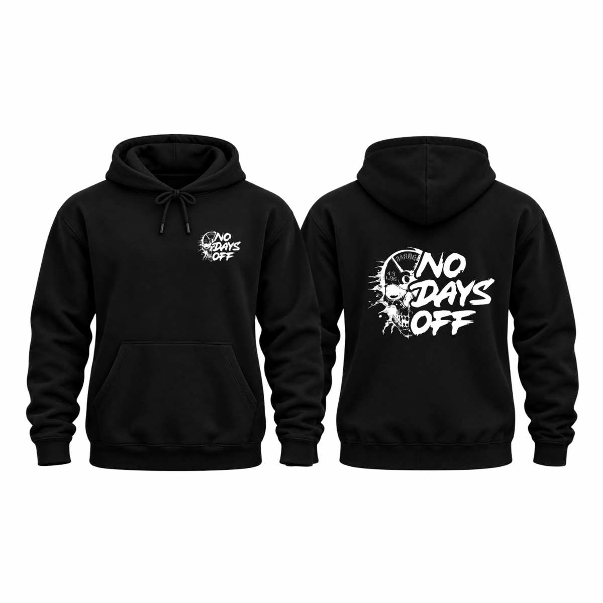 No Days Off Hoodie - Black
