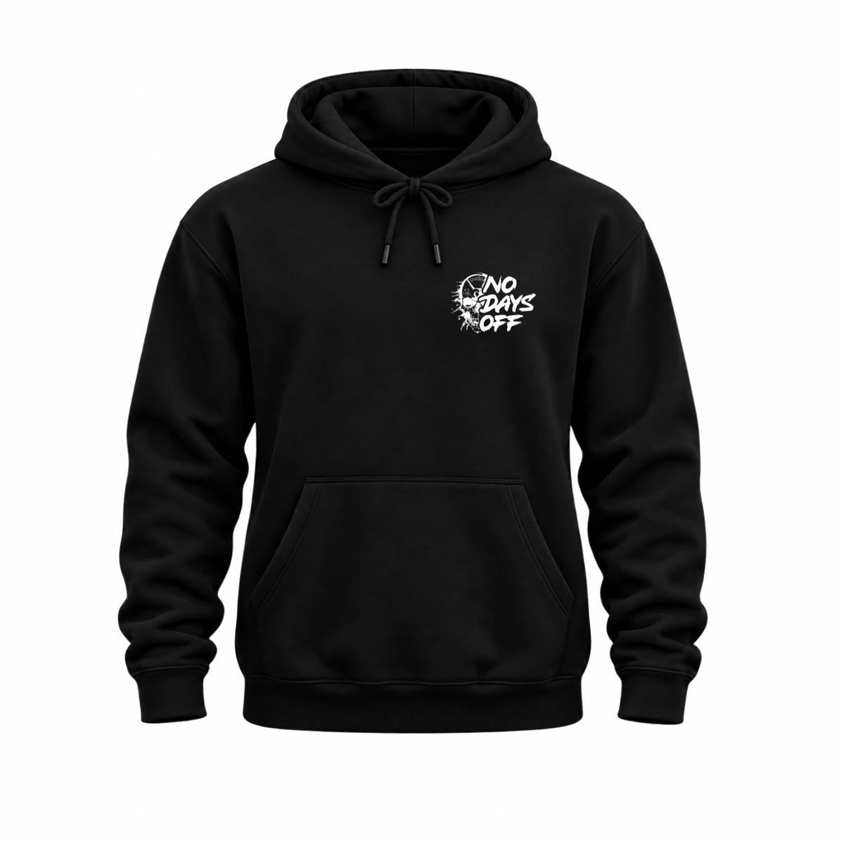 No Days Off Hoodie - Black