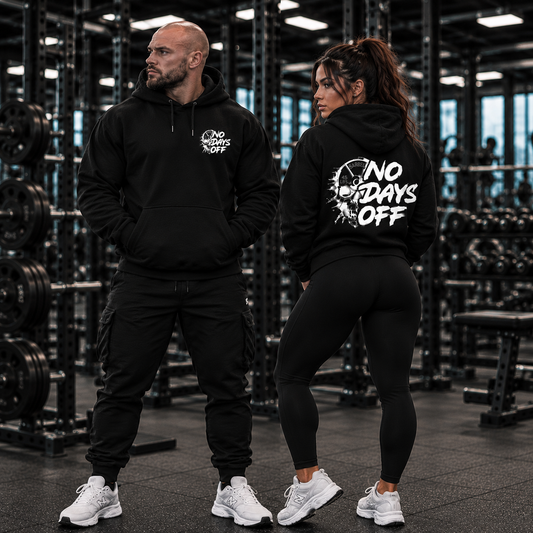 No Days Off Hoodie - Black